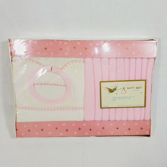 Vintage Riegel Welcome Stranger Baby Gift Set Pink